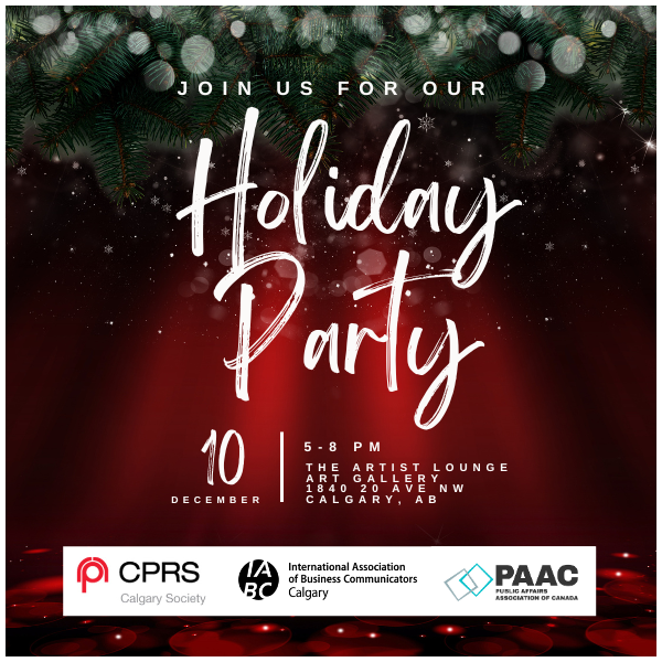 Holiday Cheer with Calgary’s PR and Communications Pros