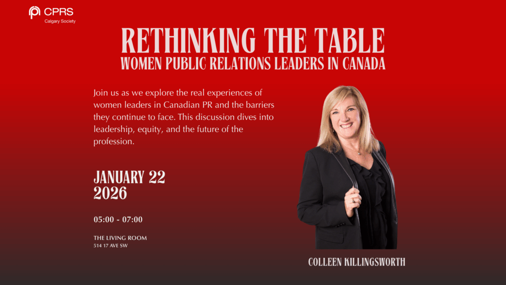 Rethinking the Table: Women Public Relations Leaders in Canada
